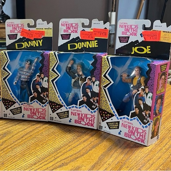 New Kids on the Block Action Figures Set ALL FIVE $65 - Picture 3 of 4